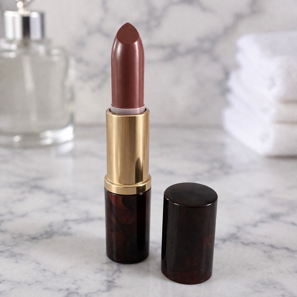 Estee Lauder 306 Crystal Rose Pure Color Crystal Lipstick Mauve Shimmer Vintage